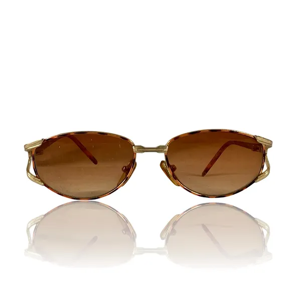 Tortoiseshell and Gold Frame Sunglasses Brown - Image 2