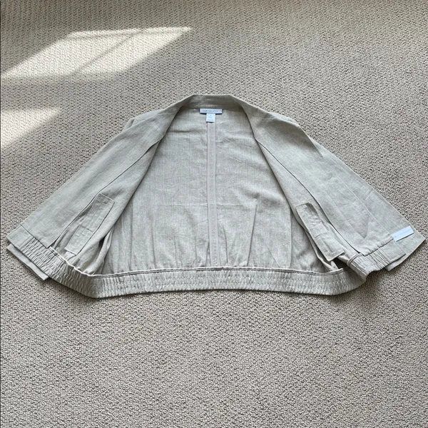 Women's Beige Blazer Tan Size XL - Image 5
