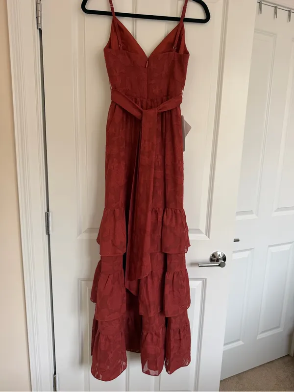 NWT Azazie Nathalia dress in Terracotta - Image 2