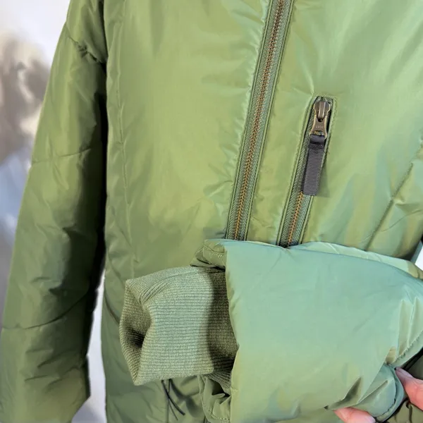 O’Neill Cheyenne Hooded Puffer Jacket Vineyard Green Women’s Size Small💚 - Image 6