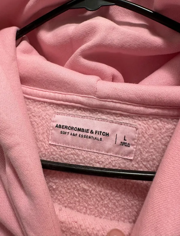 Abercrombie Pink Hoodie - Image 3