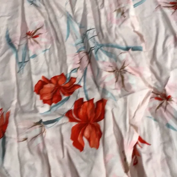 Leith 129. floral printed faux wrap skirt - Image 3