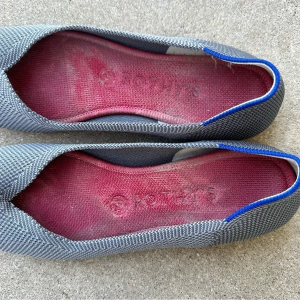 Rothy’s The Flat Pebble Gray Knit Round Toe Ballet Flat - Image 8
