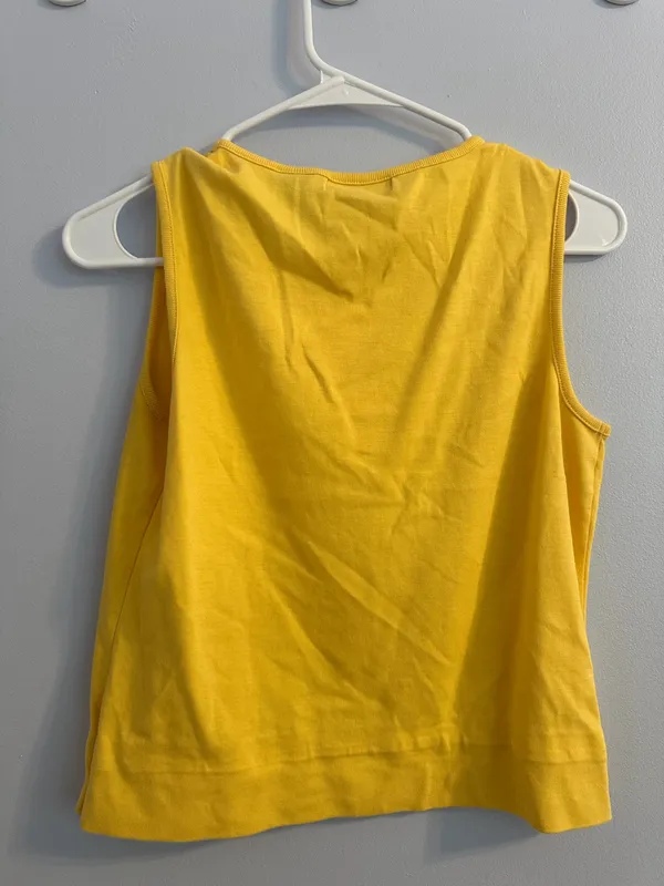 Vintage Top Yellow Size M - Image 2