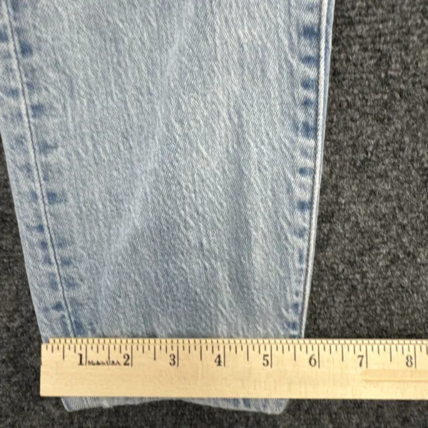 Levi’s Premium Wedgie Straight Ankle Jeans Women’s 26 Light Wash 26 Inseam - Image 8