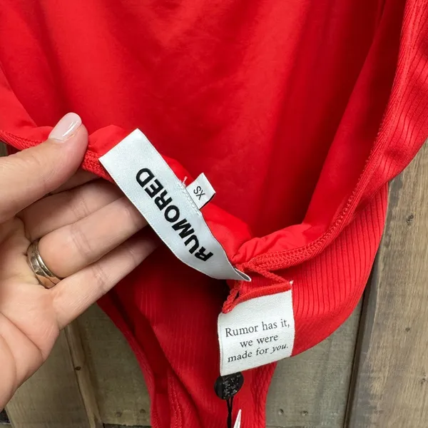 Rumored Baywatch Red One Piece Size XS - Image 5