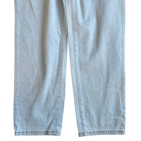 NWT Steve Madden Eira Denim Jumpsuit Stone Wash Blue Size XS Retail $129.00 - Image 5