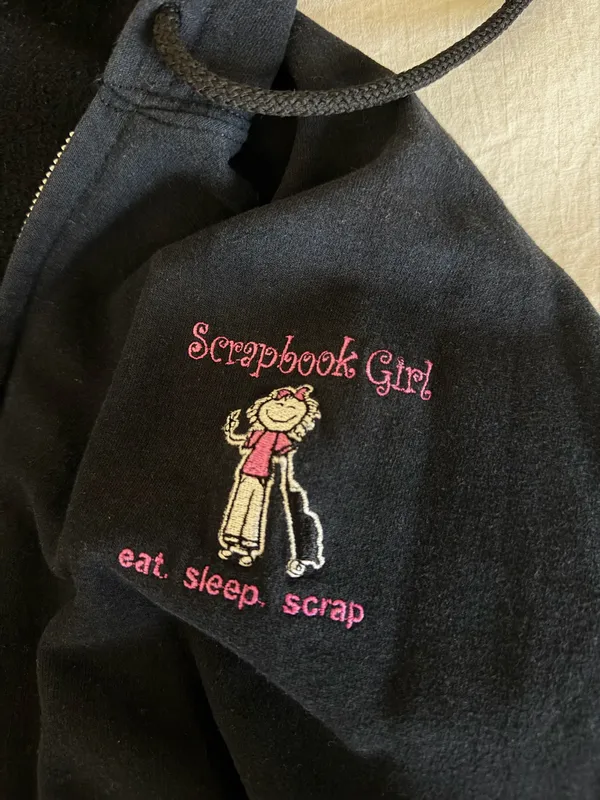 Scrapbook girl zip up jacket - Image 2