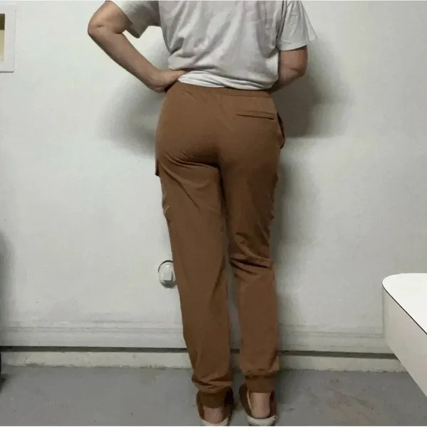Hedge neutral cargo joggers‎ medium pants unisex windbreaker material drawstring - Image 15