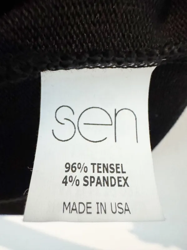 Sen Odair Tank Top Size Medium Black Square Neck Stretch‎ Downtown Girl Capsule - Image 7