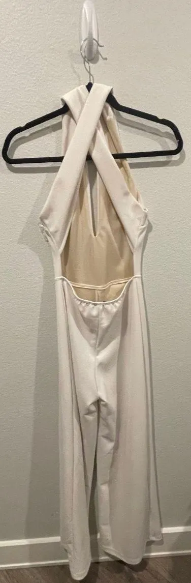 Lulus Ivory Backless Jumpsuit - Image 2