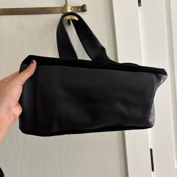 Apatchy London the Henry black leather and suede hobo bag - Image 4