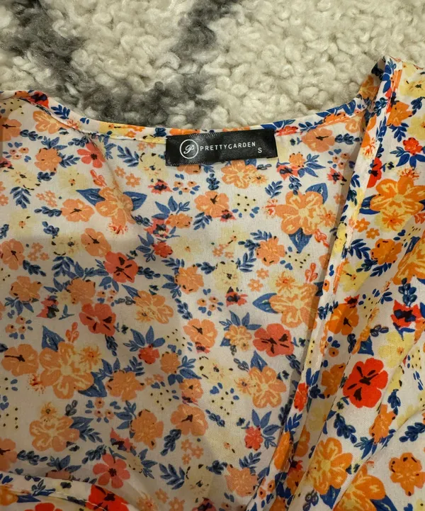 Floral Print Dress Multi - Image 3