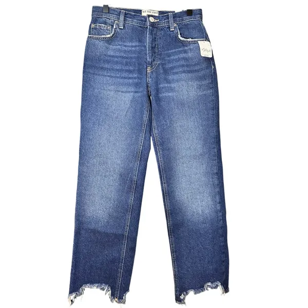 We the‎ Free The Maggie Mid Rise Straight Leg Jeans Size 24 Baggy Boyfriend Fit - Image 4