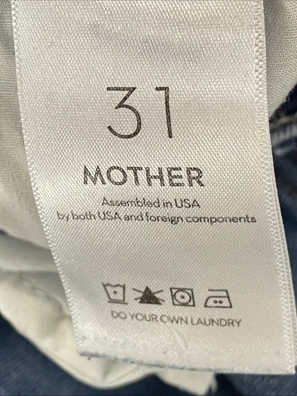 MOTHER Blue The Hustler Ankle Fray Jeans - Image 7