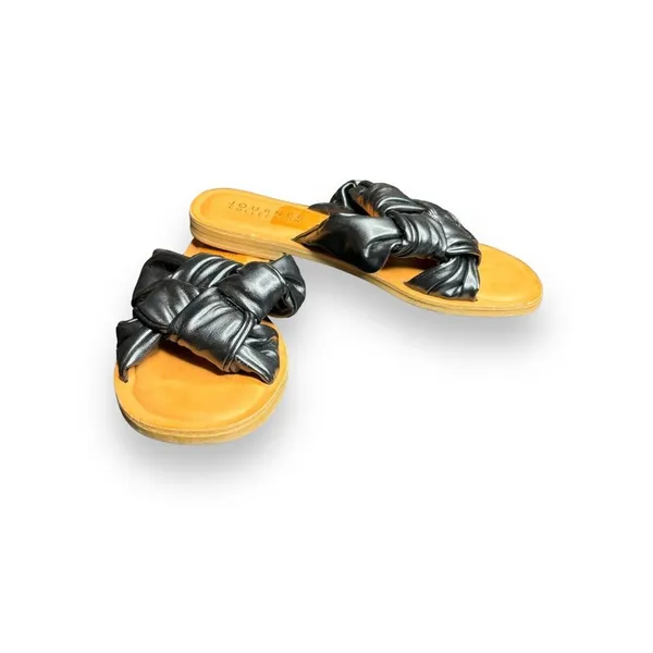 Journee Collection Women's Tru Comfort‎ Foam™ Kianna Sandal Brown/ Black Size 9 - Image 6