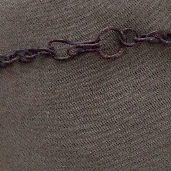 Very cute vintage boho gold, purple, pink & turquoise necklace EVC - Image 3