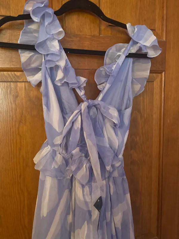 Abercrombie Drama Ruffle Maxi Dress - Image 4