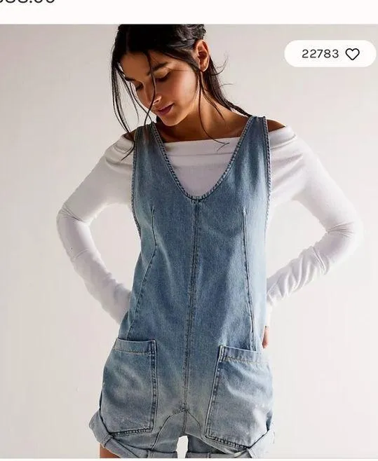NEW WeThe Free High Roller Shortall In Bright Eyes Sold Out On Free People - Image 8