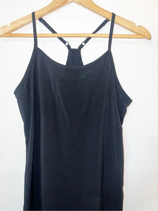all in motion Black Racerback Workout Minj Dress with built in shorts - Image 2