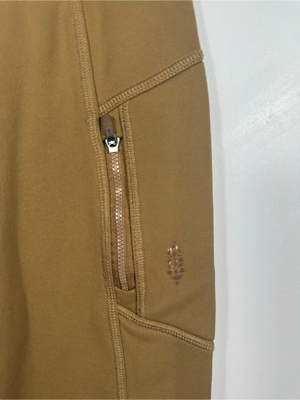 FP Movement Free People Small Brown Fleece Lined‎ Cargo Jogger Pants - Image 6