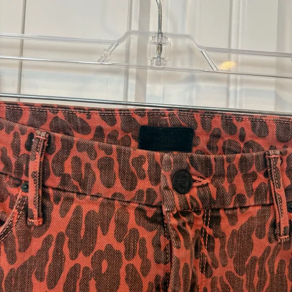 Mother‎ Animal Attraction High Waisted Looker Ankle Fray Jeans Size 32 - Image 8