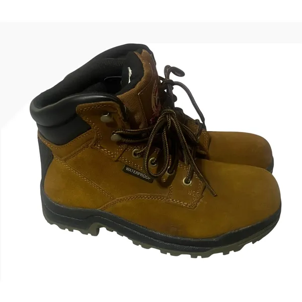 Brahma Work Boots‎ Women's Brown Waterproof Steel Toe WMBR0442000 Size 9 - Image 2