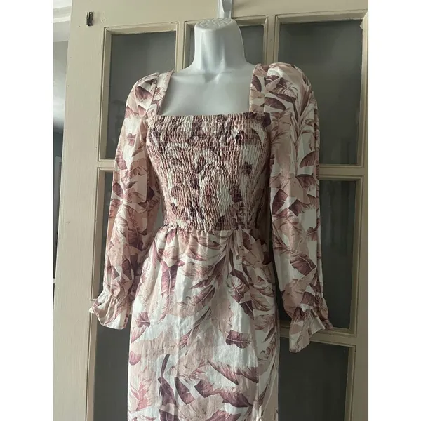 House Of Harlow 1960 Linen Dress - Image 4