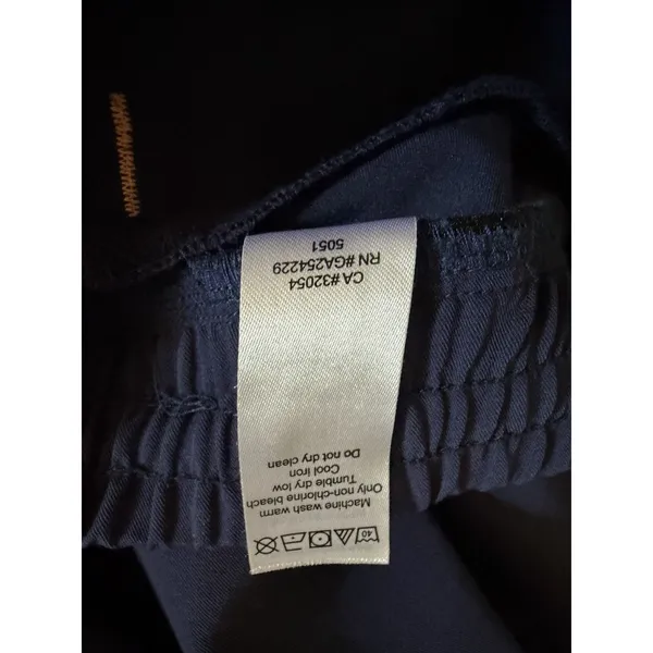 Dolan Scrub Jogger Pants Navy Drawstring Cargo Pocket Medical Uniform Women’s SM - Image 7