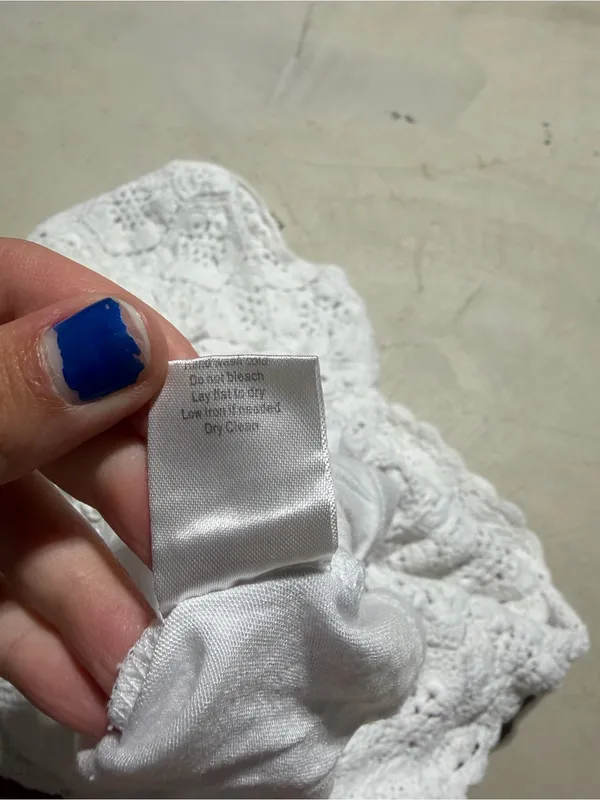 Show Me Your MuMu Palmer fleetwood White Crochet dress medium - Image 11