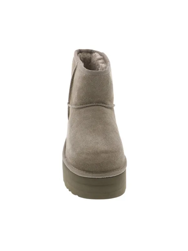 NWT UGG Classic Mini Platform Boot Ankle Bootie 1134991 Smoke Plume Gray 5M - Image 5