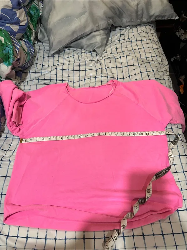 Women's Pink Long-Sleeve Scoop Neck Top - Image 5