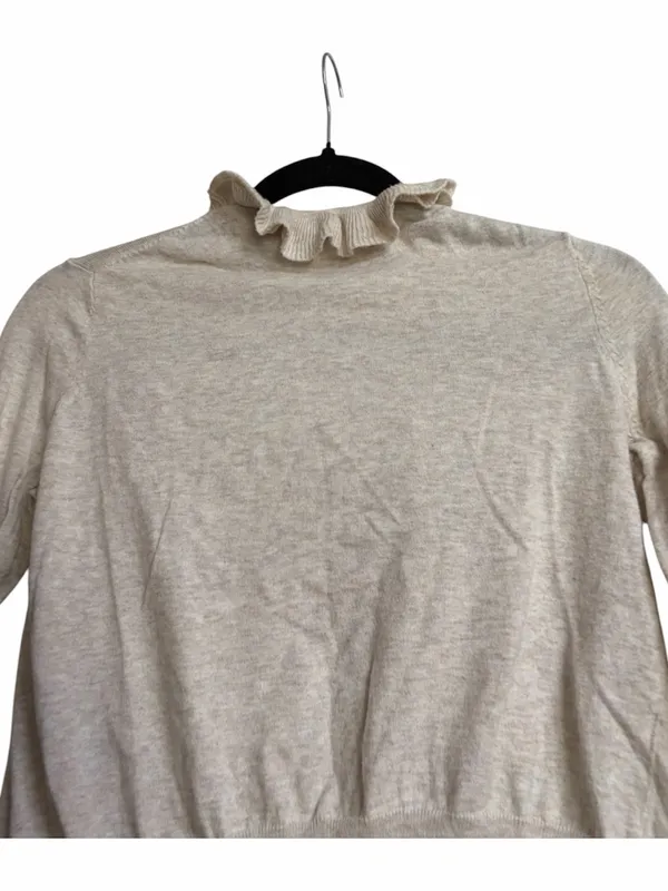 Moda International Cream Ruffled Cardigan - Image 6