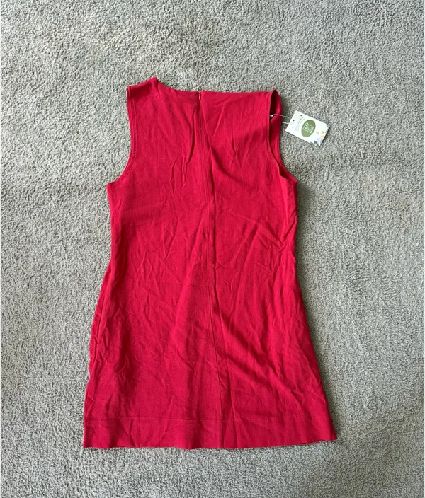 Mini Red Dress - Image 2