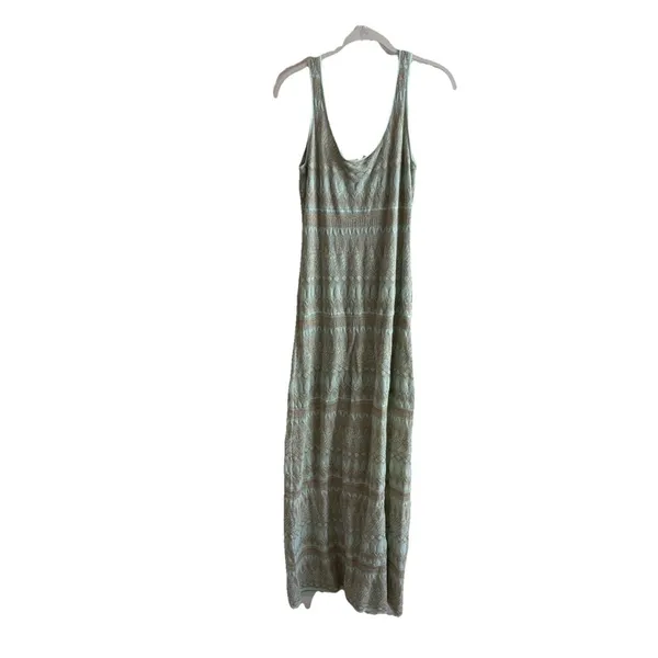 Victoria's‎ Secret Sage Green Pointelle Knit Maxi Dress Sleeveless M - Image 2