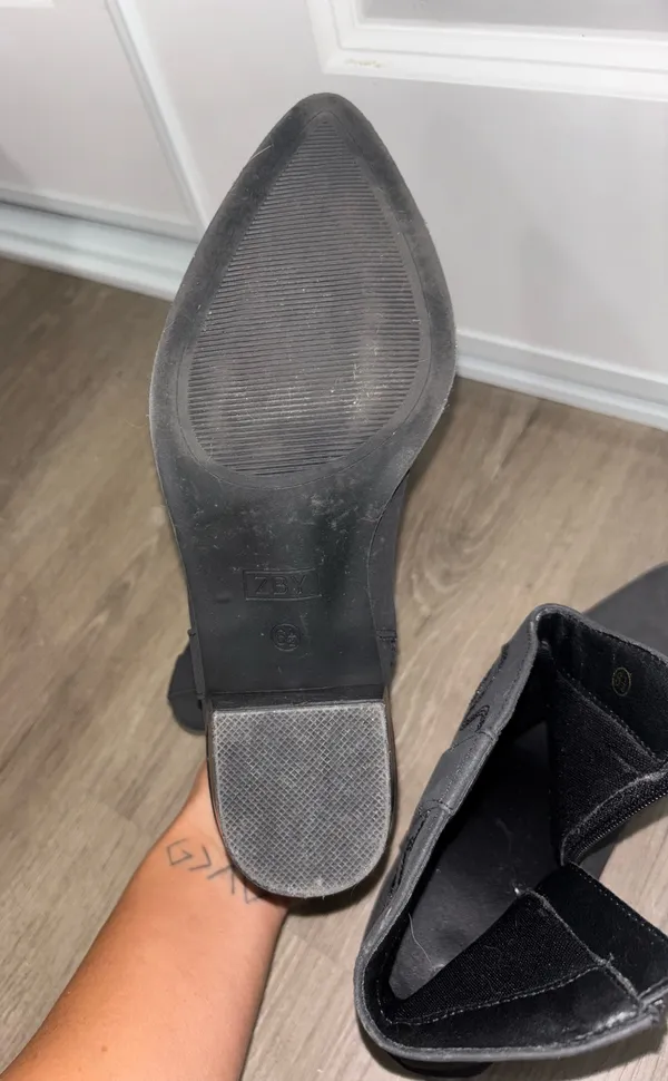 Cowboy boots Black Size 6.5 - Image 3