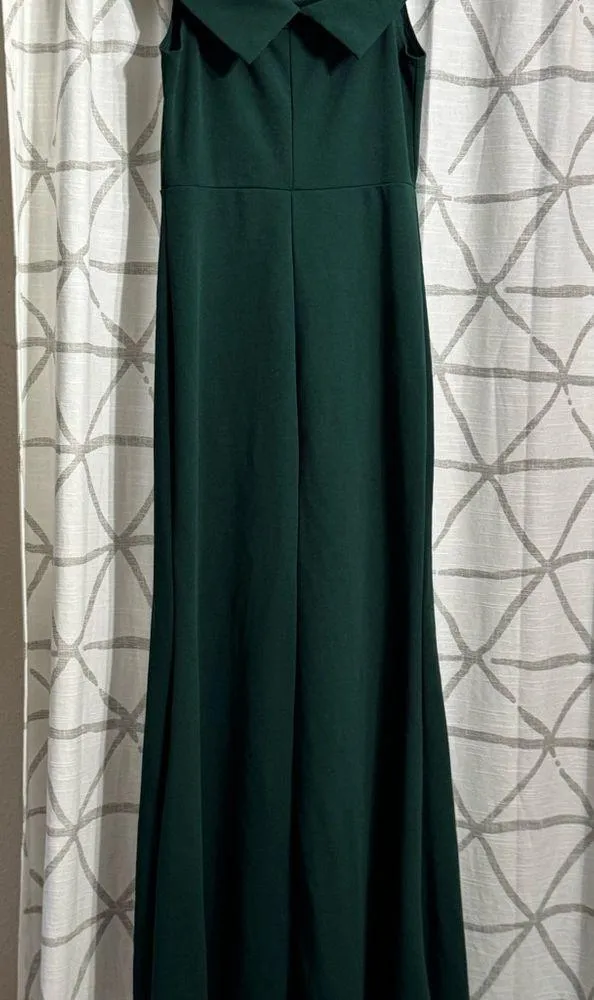 Windsor Green Cowl Neck Strapless Gown - Image 8