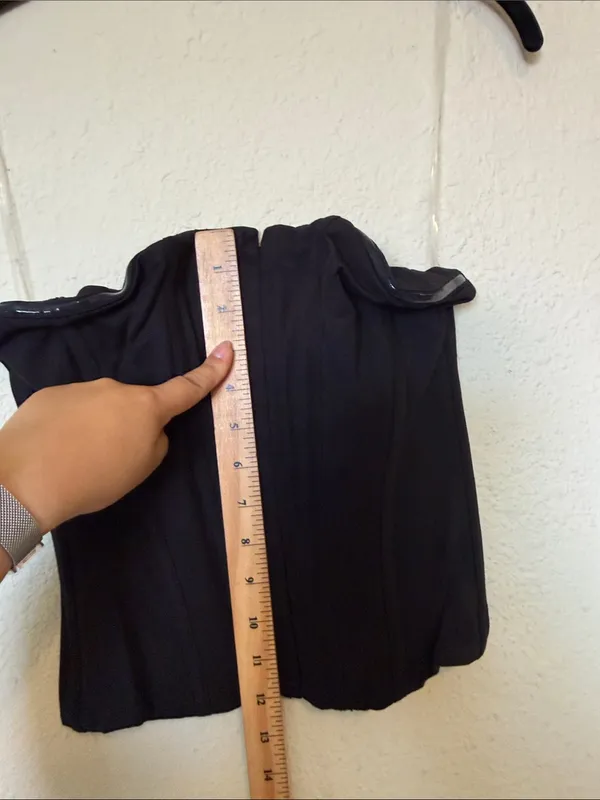 HOUSE OF CB 'The Strapless' Black Stretch Corset Top/Size M NWOT - Image 9