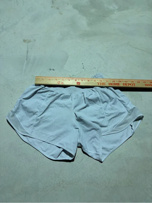 Lululemon Hotty hot Women's white Elastic-Waist Active Shorts 4 - Image 2