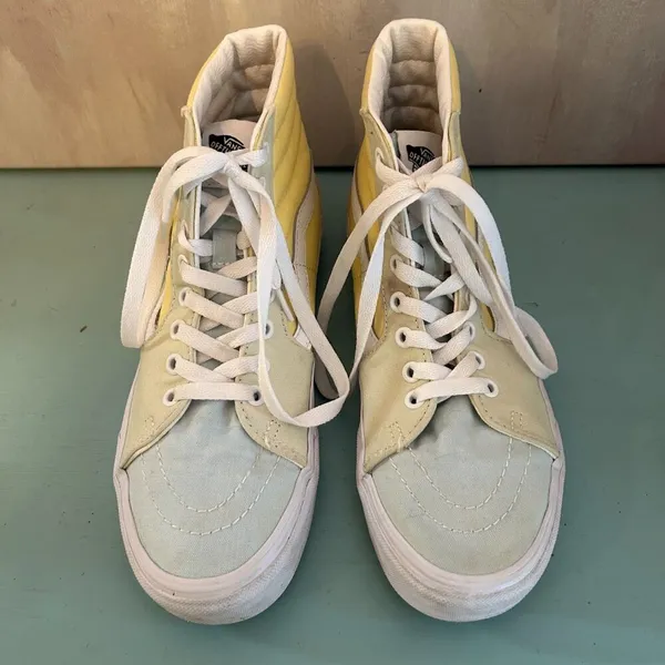 Vans Sk8-Hi Pastel Color Block Shoe Women's Size 7 Hi Top Skater Fashion Sneaker - Image 4