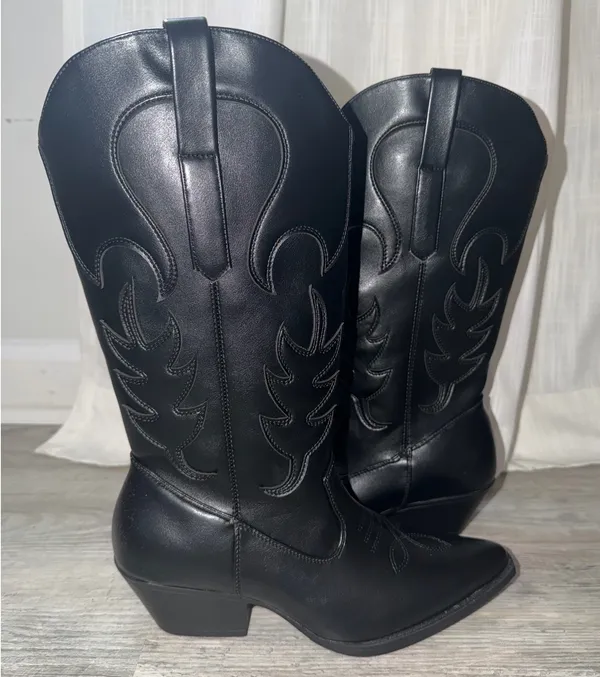 American Rag Vegan Cowgirl Boots - Image 3