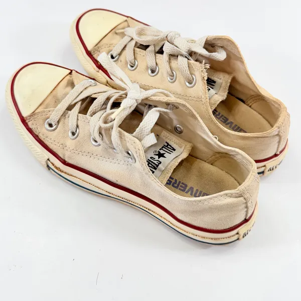 Converse Chuck Taylor All Star Low M7652 Cream Sneaker Shoes Women’s 6 Men’s 4 - Image 2