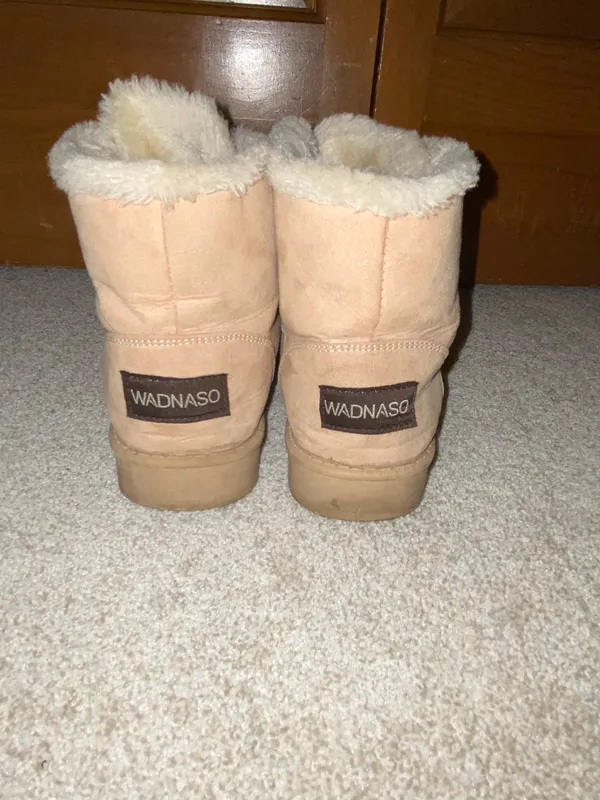 Women’s Sand Faux Fur Booties - Image 6