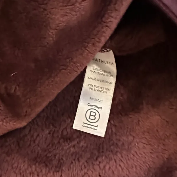 Athleta Deep Purple Plush Turtleneck - Image 3