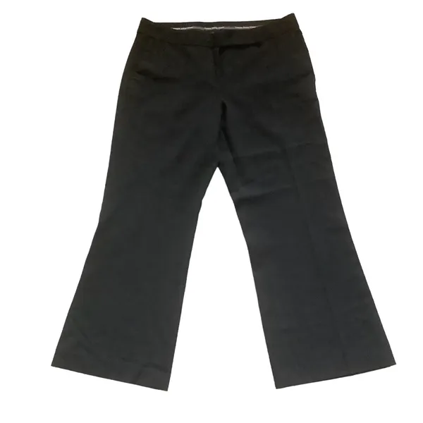 Express black straight leg business casual pants sz 4 academia career business - Image 4