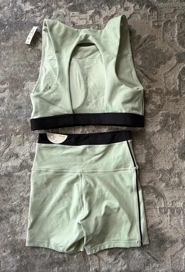 Aerie The Hugger High Waisted 5” Colorblock Set - Image 3