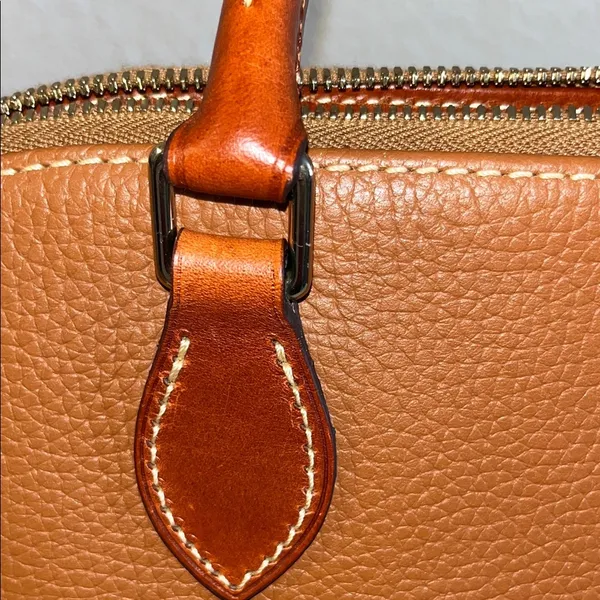 Dooney & Bourke Brown Leather Satchel used good condition - Image 8