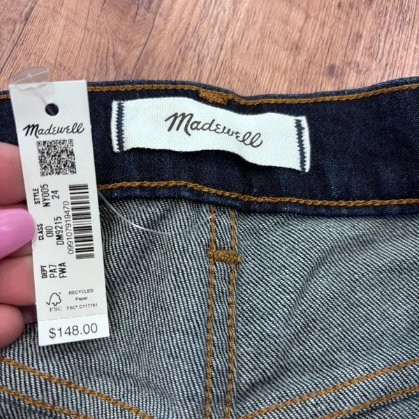 NWT Madewell The Relaxed Bootcut Jeans Size 24 High Rise Denim Stretch $148 - Image 6