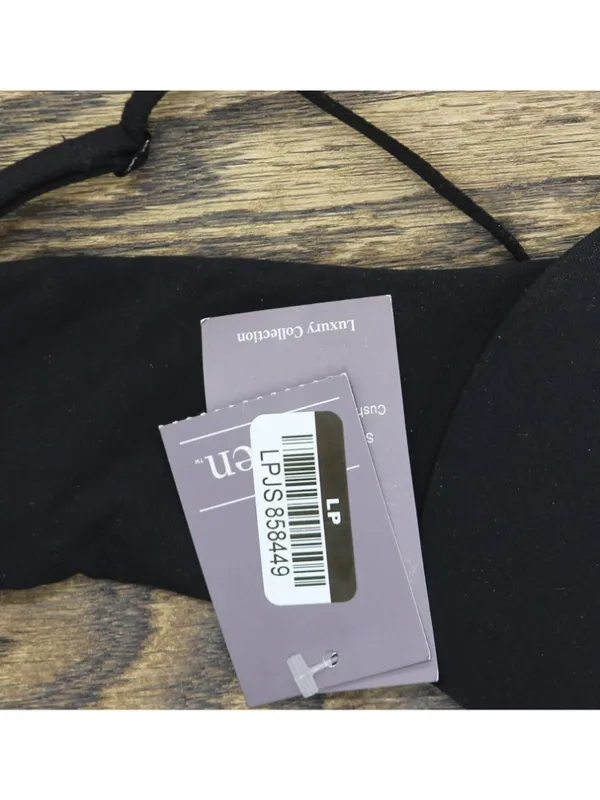 Auden Womens Luxe Stretch Comfort Wire Demi Adjustable Bra 94266713 Black 34B - Image 4