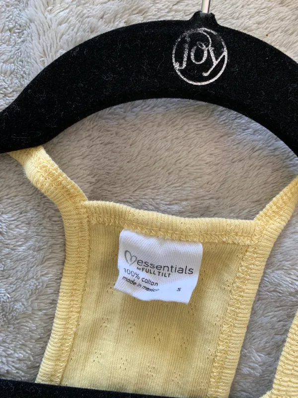 Cropped Yellow Tank - Image 2